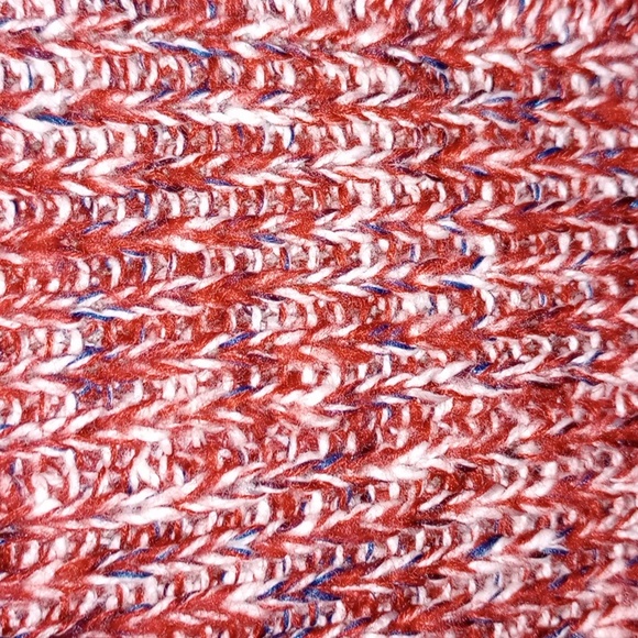 Universal thread orange brown and cream mingle colored buttonless cardigan - Picture 3 of 4